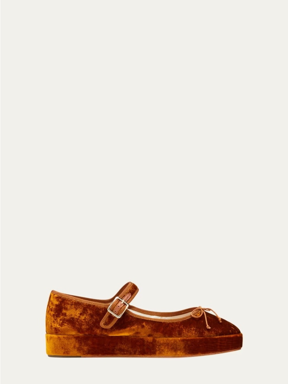 Loeffler Randall Mary Jane Platform Ballerina Flats Worn Once